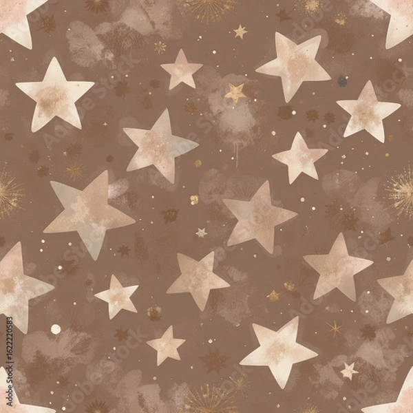 Fototapeta 별 벽지-웜 브라운 톤