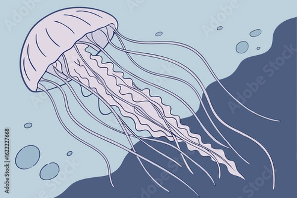 Obraz jellyfish in the water