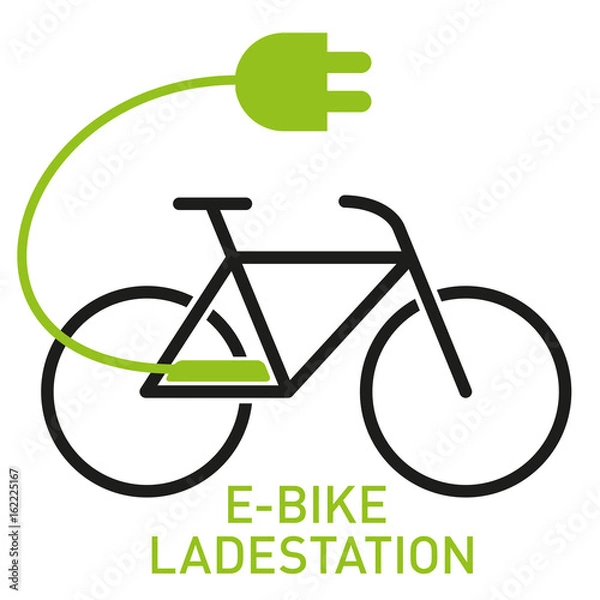 Fototapeta Stacja ładująca e-Bike