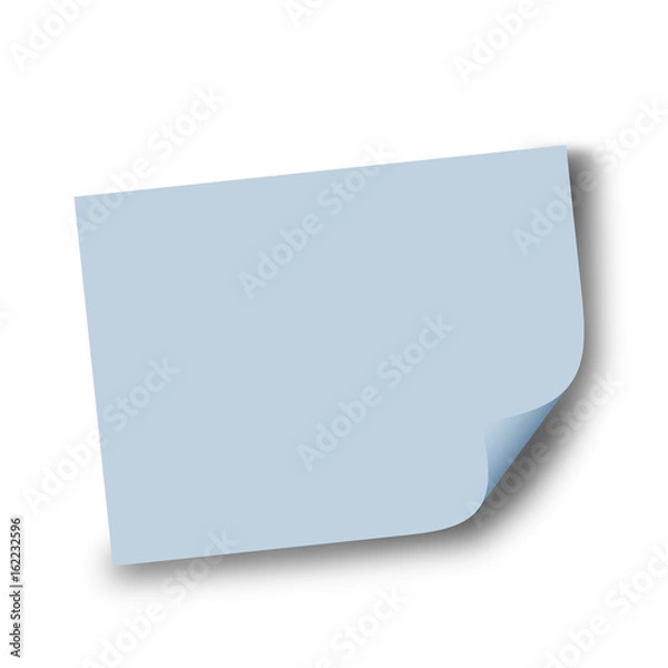 Obraz Self-stick note blue