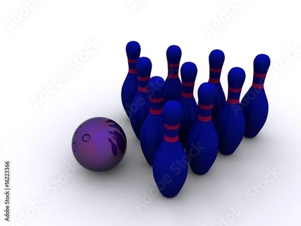 Fototapeta bowling