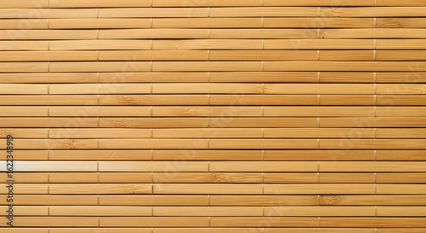 Fototapeta Seamless Light Brown Bamboo Mat Texture