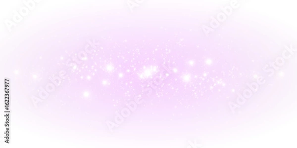Fototapeta Overlay, luxury, pink, magic, dust — PNG sparkles and stardust Overlay on transparent layer. Elegant PNG glow for party, holiday posters, invitations, and magical winter compositions.