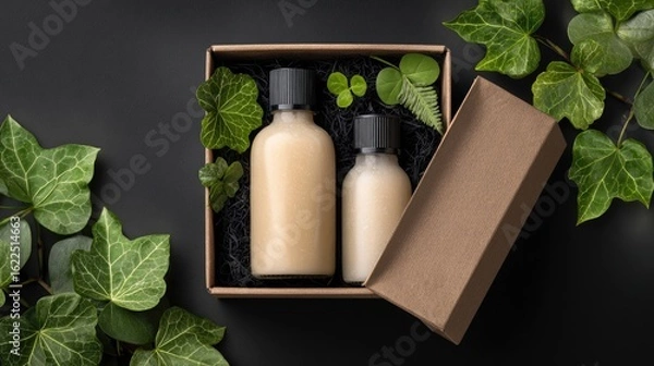 Obraz Open gift box with skincare