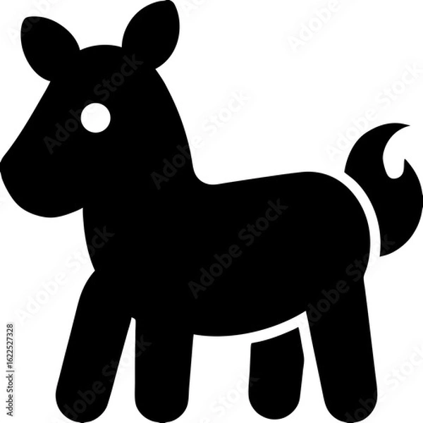 Fototapeta Simple Pony Glyph