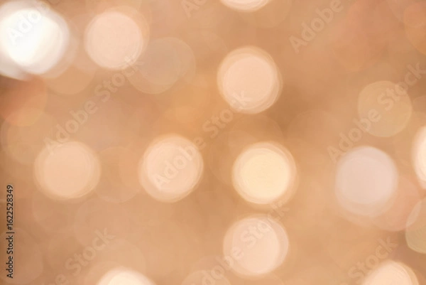 Fototapeta キラキラ輝く光の玉ボケ　クリスマス・パーティー・キャンドル・お祝いの背景　炎を輝き・きらめくぼやけた照明の光