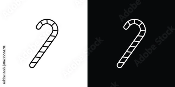 Obraz Candy Cane icons pack suitable for web and infographics