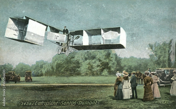 Obraz Santos-Dumont Biplane. Date: 1906