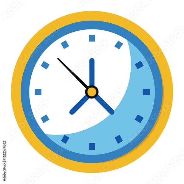 Obraz wall clock vector image on white background