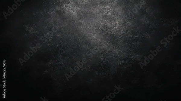 Fototapeta Subtle Noise on Pure Black Background for Creative Design Projects