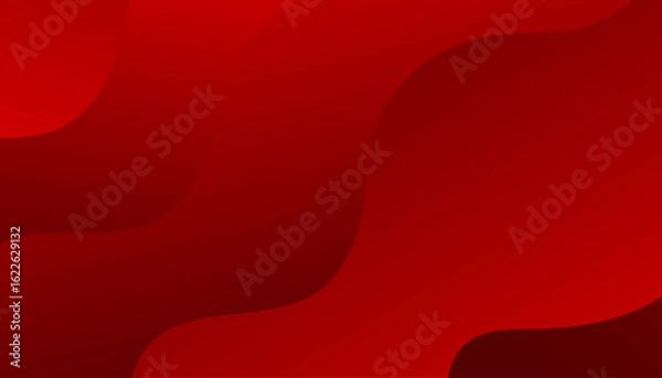 Obraz Geometric abstract red background. Vector illustration 
