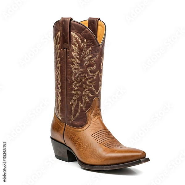 Obraz brown leather boots