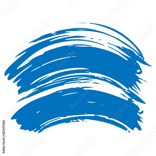 Obraz Brush Style Arrow PNG Icons. Red, Blue and Black Arrows with Hand Painted Texture. Textured Brush Arrows PNG. Hand Drawn Brushstroke Arrow PNG Set