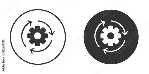 Obraz Implementation icon clipart vector designs for graphic projects