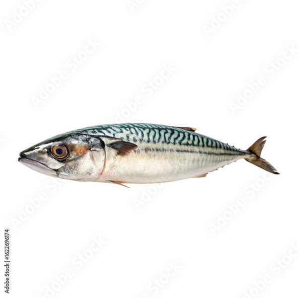 Obraz fresh fish on white background