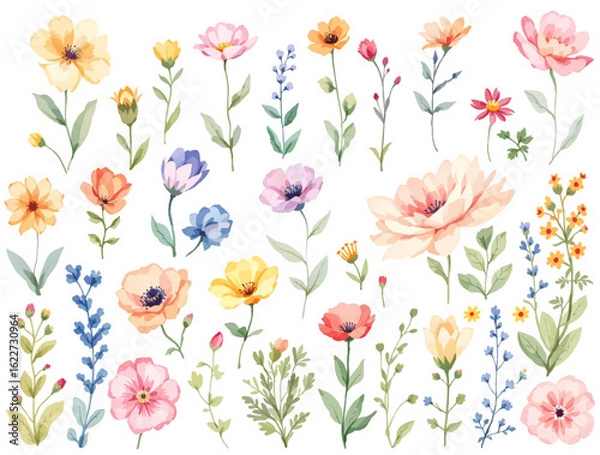 Fototapeta seamless pattern with tulips