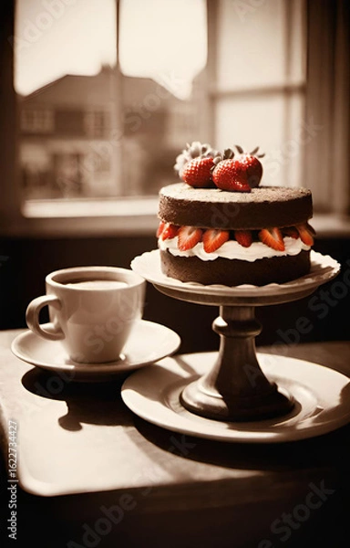 Obraz coffee and cake