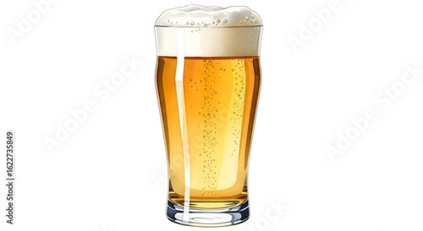 Obraz Refreshing Beer Pint Perfect for Summer Thirst