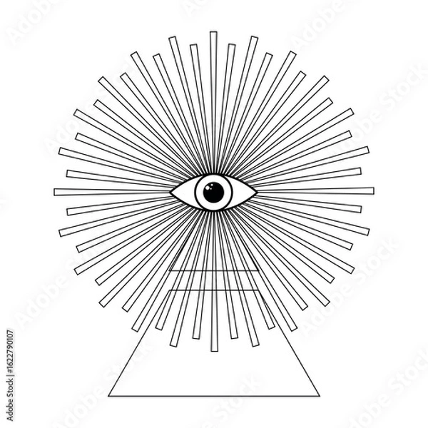 Fototapeta Spiritual Practices. Vector illustration.