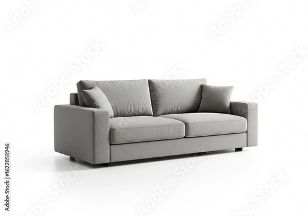 Fototapeta sofa  on white background isolated