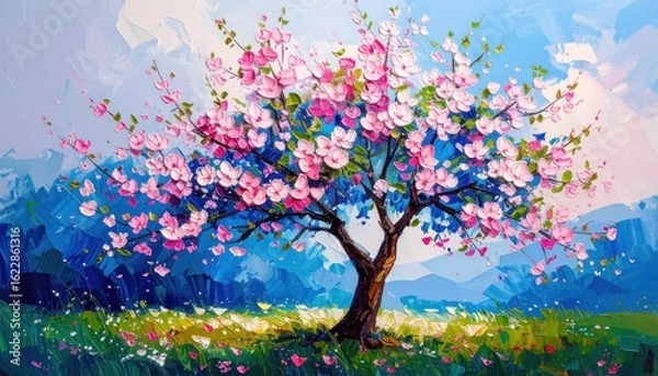 Obraz Vibrant spring blossom