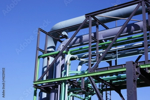 Obraz colorful pipeline