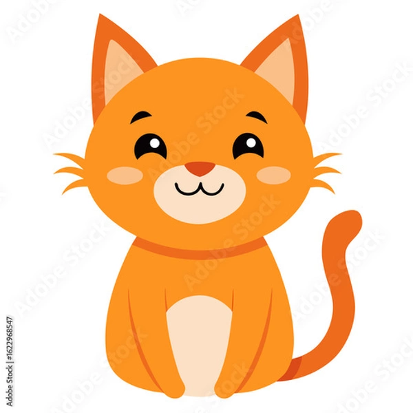 Fototapeta smiling cat