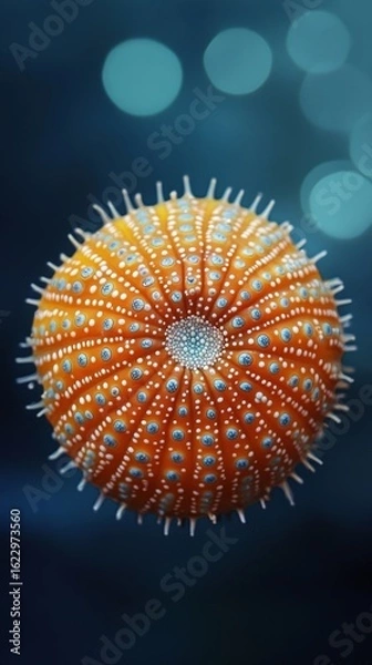 Fototapeta The body color of sea urchins ranges from red, purple, to green, making them one of the most fascinating marine animals.