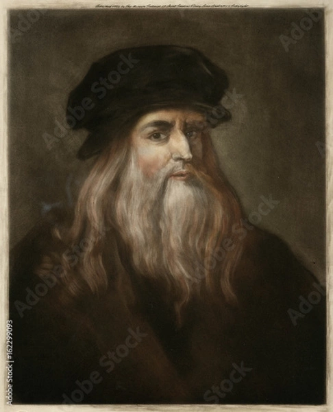 Fototapeta Da Vinci - Self - London. Date: 1452 - 1519