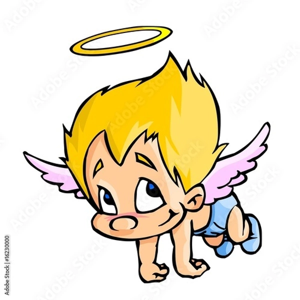 Fototapeta ange content