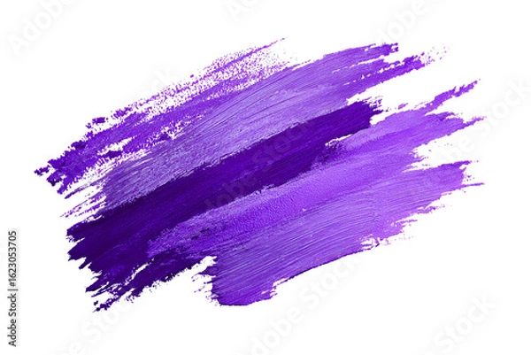 Obraz Abstract purple paint strokes on black background art texture design