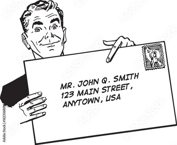 Obraz New York Retro Travel Poster with Statue of Liberty and Skyline