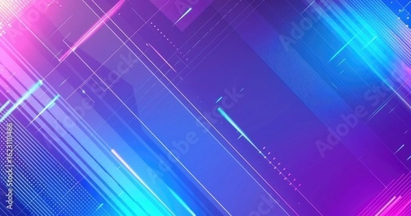 Fototapeta Abstract digital background with vibrant colors and dynamic lines.