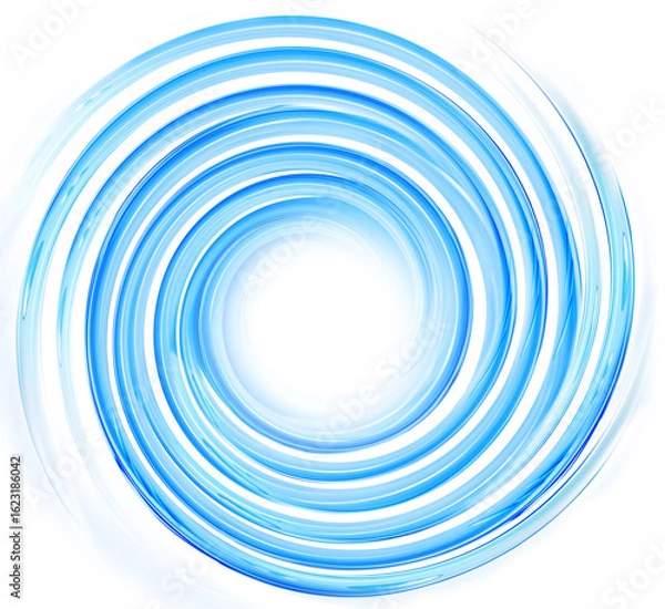 Obraz water tornado spinning into a blue tornado