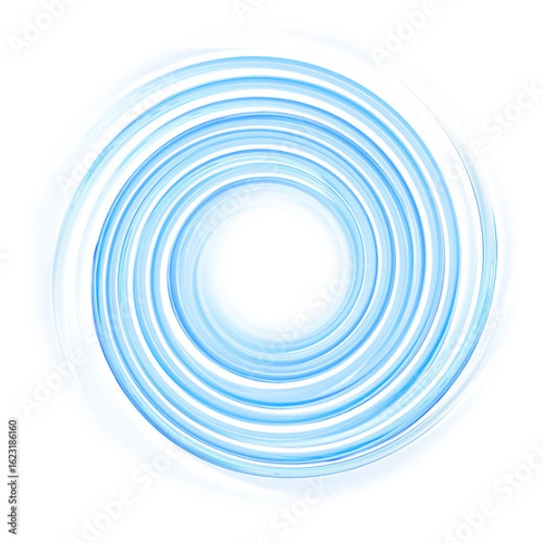 Obraz water tornado spinning into a blue tornado