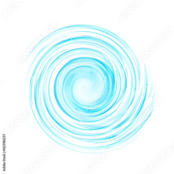 Obraz water tornado spinning into a blue tornado