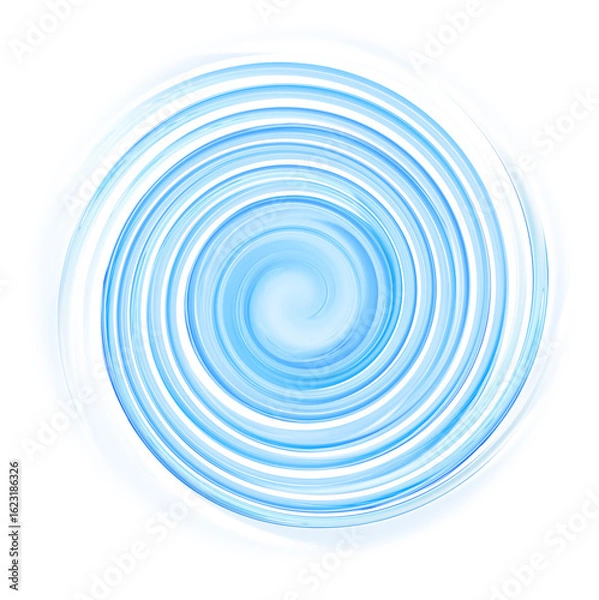 Obraz water tornado spinning into a blue tornado