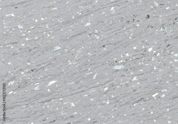 Fototapeta Sparkling crushed crystal texture on subtle grey stone background