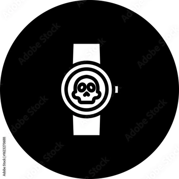 Obraz Skeleton Watches Vector Icon Design