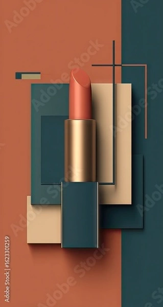 Obraz Geometric Lipstick Display