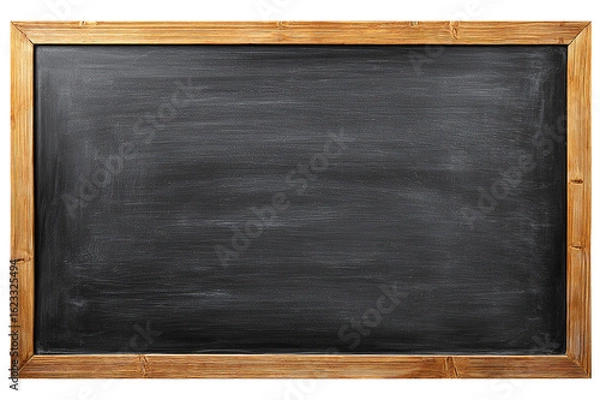 Fototapeta blackboard with chalk isolated on transparent background