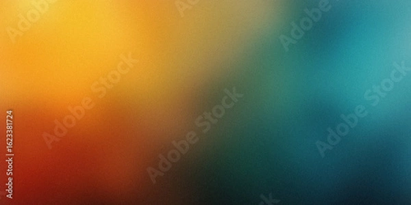 Obraz Abstract pixelated gradient of warm and cool colors