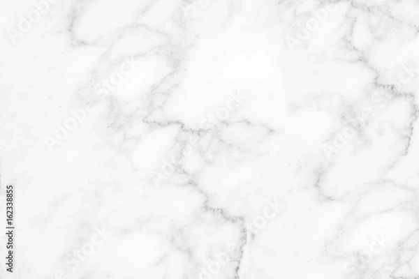 Obraz White marble texture with natural pattern for background.