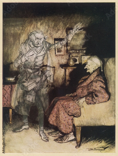 Obraz Dickens - Christmas Carol. Data: 1843-44