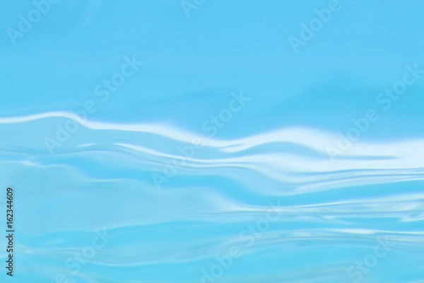 Fototapeta 流れるブルーの水