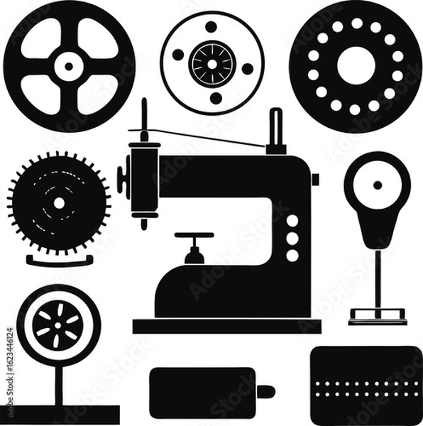 Obraz sewing machine vector illustration