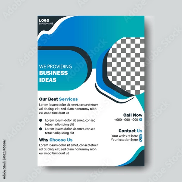 Obraz Creative professional corporate flyer