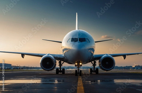 Obraz airplane in the airport