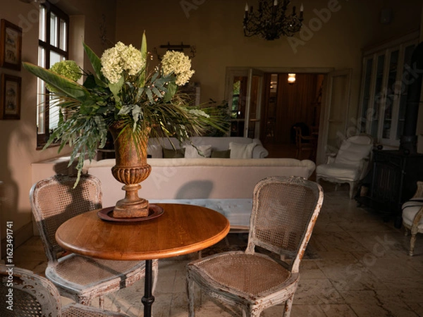 Fototapeta hydrangea on the table