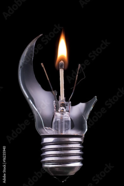 Fototapeta Concept :Disaster -  substitutive solution